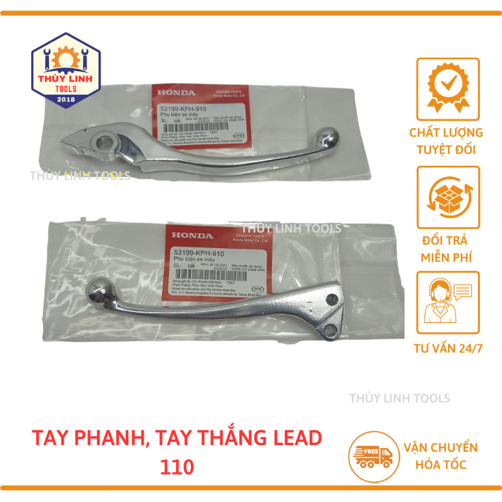 Tay thắng lead110, tay phanh Lead 110 SCR 110 THÙY LINH TOOLS