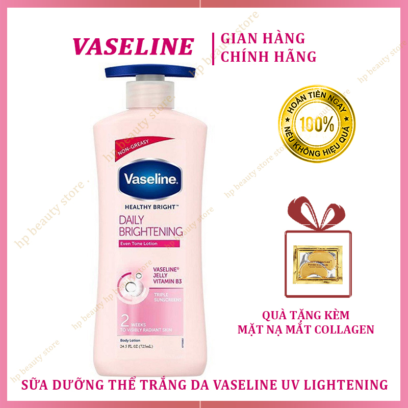Sữa Dưỡng Thể Trắng Da Vaseline Healthy White UV Lightening Body Lotion 725ml