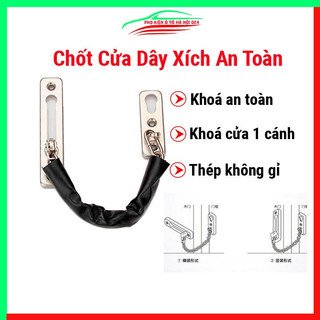 Chốt cửa dây xích an toàn, gắn cửa hợp cho chung cư nhà phố