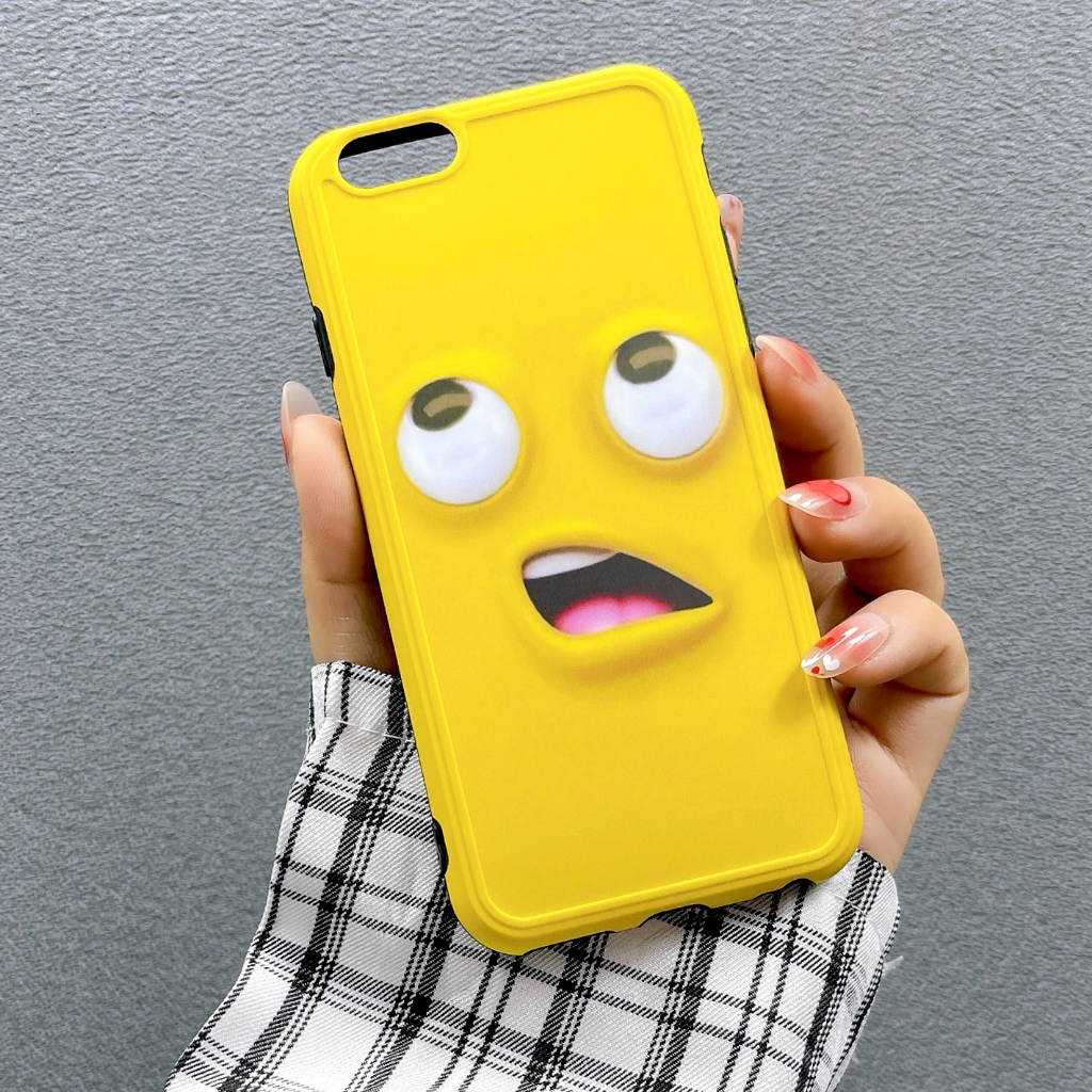 [ Iphone 6/6S ] Ốp Lưng Bảo Vệ Camera Funny Face