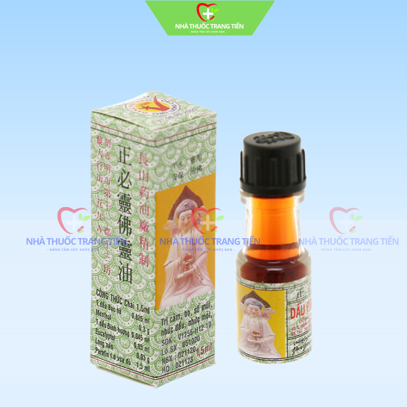 Dầu Phật Linh Trường Sơn chai 1.5ml - 5ml, giảm cảm, nhức mỏi, sưng viêm