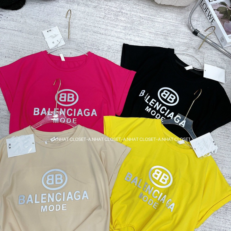 Áo Cotton in dập nổi Liastore buộc vạt thời thượng
