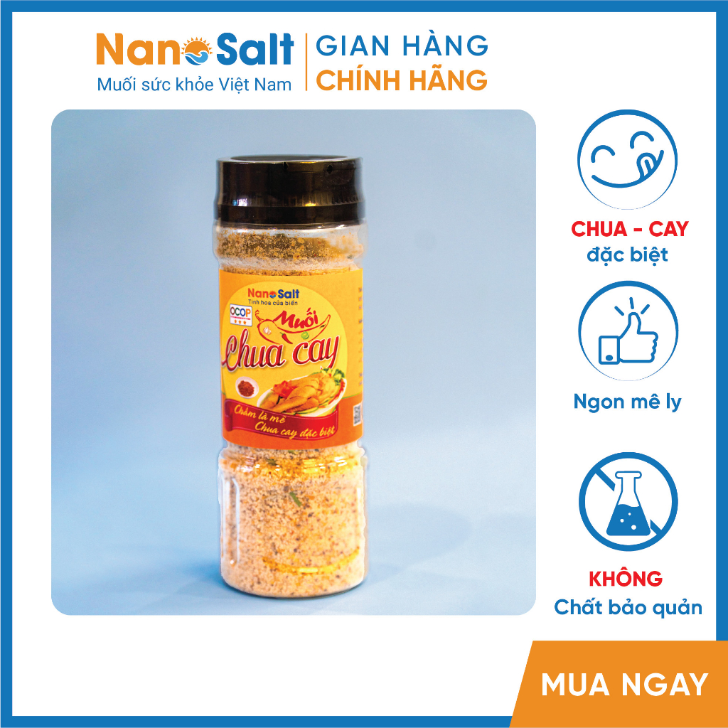 Muối Chua Cay (Đặc Biệt) Chấm Thịt, Chấm Hải Sản | Lọ 160g