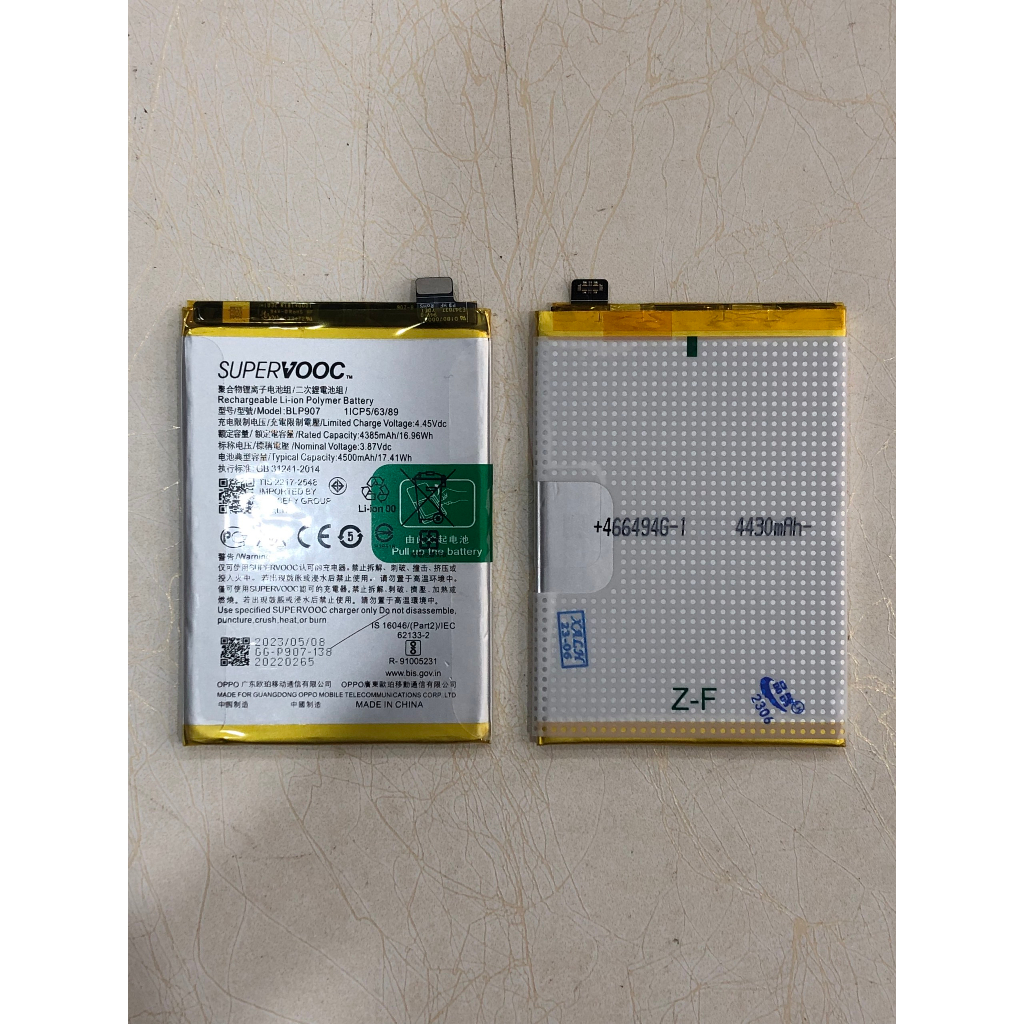 Pin OPPO Model BLP907 Dùng Cho Reno 8Z / Reno 7 4G / Reno 7Z / Reno 8 4G, Loại ZIN