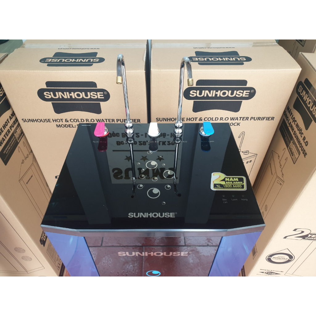 Máy Lọc Nước  Sunhouse SHR76210CK 10 Lõi nóng lạnh , lọc nước RO 10 lõi sunhouse - hàng trưng bày
