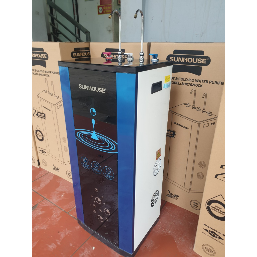 Máy Lọc Nước  Sunhouse SHR76210CK 10 Lõi nóng lạnh , lọc nước RO 10 lõi sunhouse - hàng trưng bày