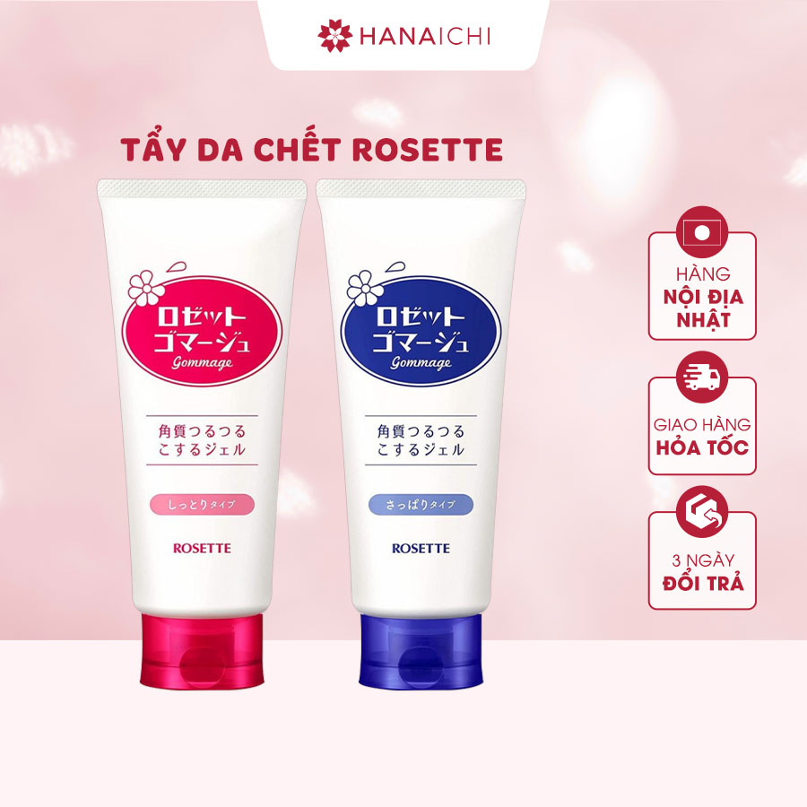 Gel Tẩy Tế Bào Chết Tẩy Da Chết Rosette Peeling Gel Nhật Bản 120gr