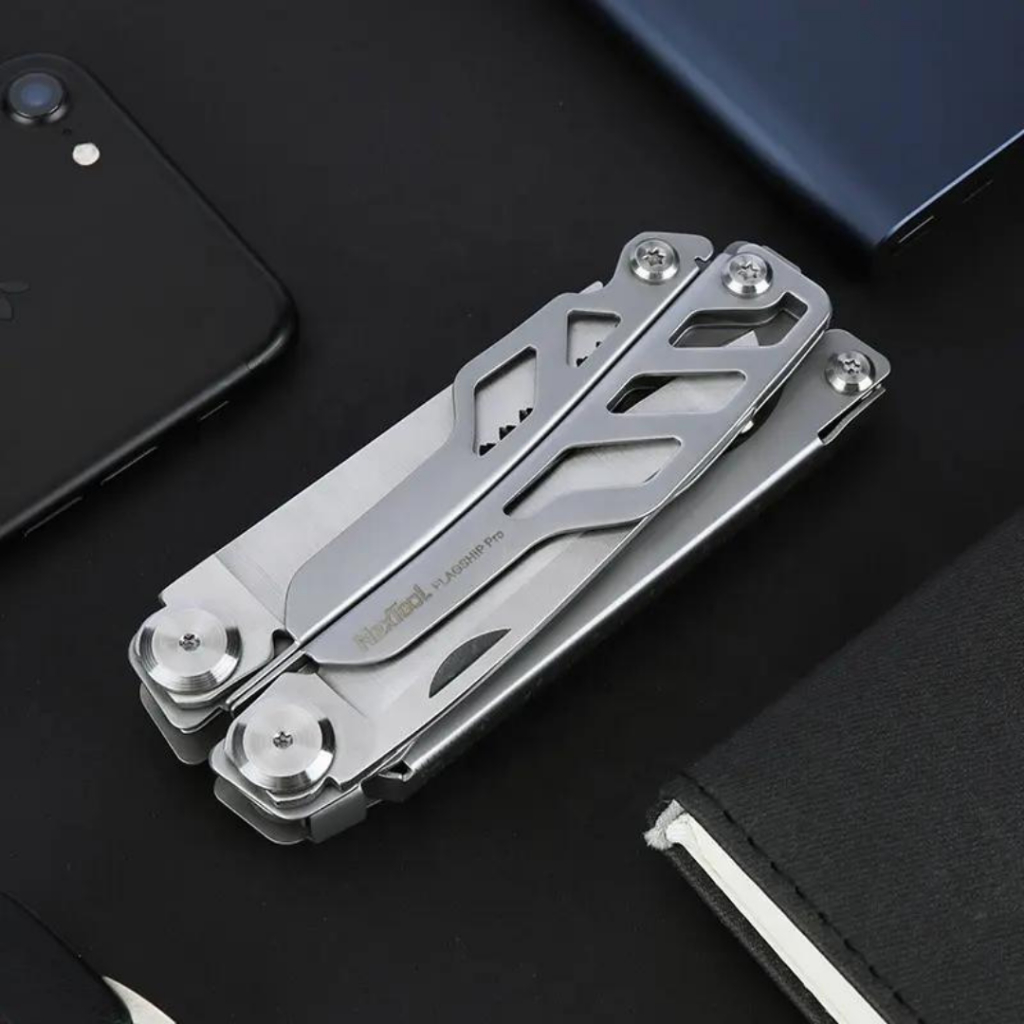 Bộ dụng cụ đa năng Xiaomi Nextool Pro Flagship, tặng kèm túi, 16 món trong 1, bộ kìm đa năng cắt, cưa, khui, độ bền lâu