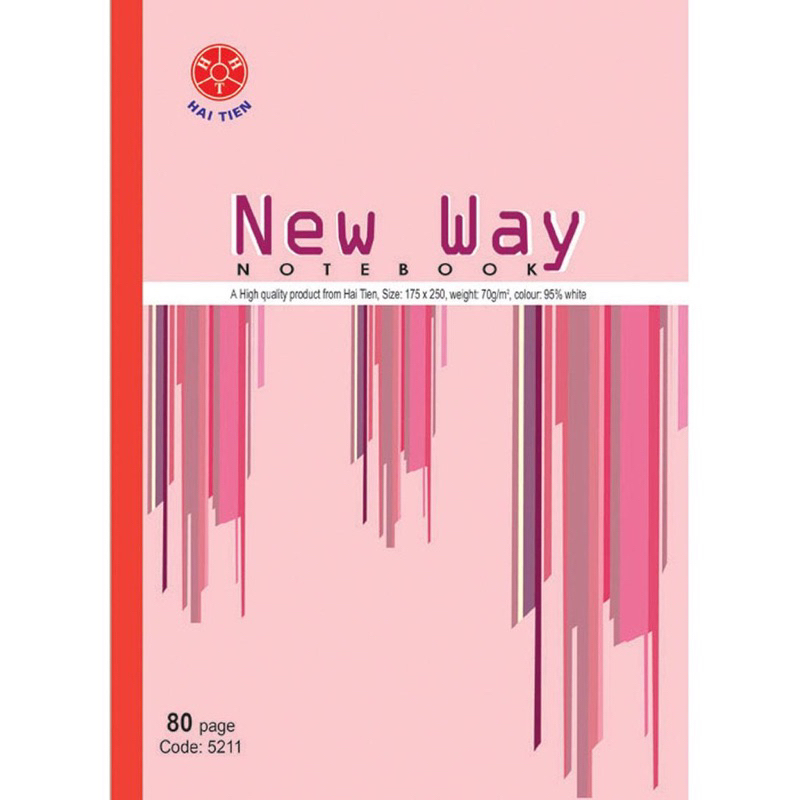 Tập sẽ vở kẻ ngang Hải Tiến- New Way 80/120/200/ trang, vở học sinh,tập kẻ ngang,vở kẻ ngang