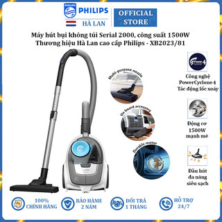 Máy hút bụi không túi Philips XB2023/81 công suất 1500W - Hàng chính hãng (Bảo hành 2 năm)