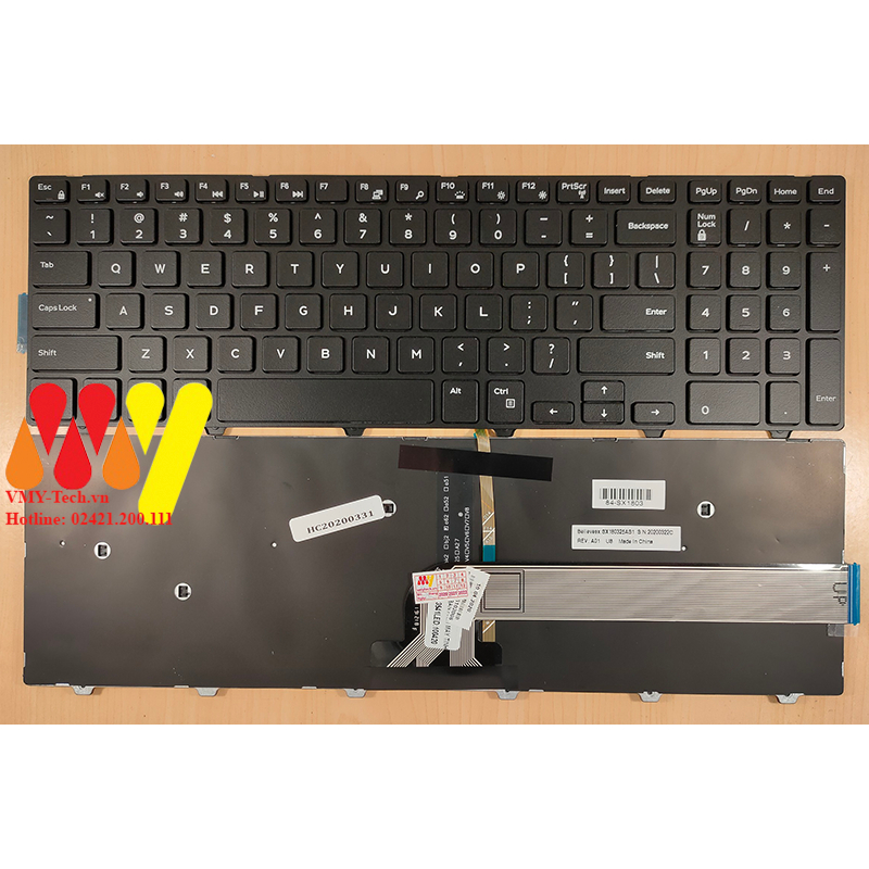Bàn phím laptop Dell Vostro 15 3000 3549 3558 3559 3562 3565 3568 3578 3572