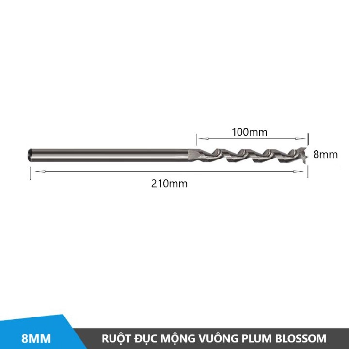 RUỘT MŨI ĐỤC MỘNG VUÔNG PLUM