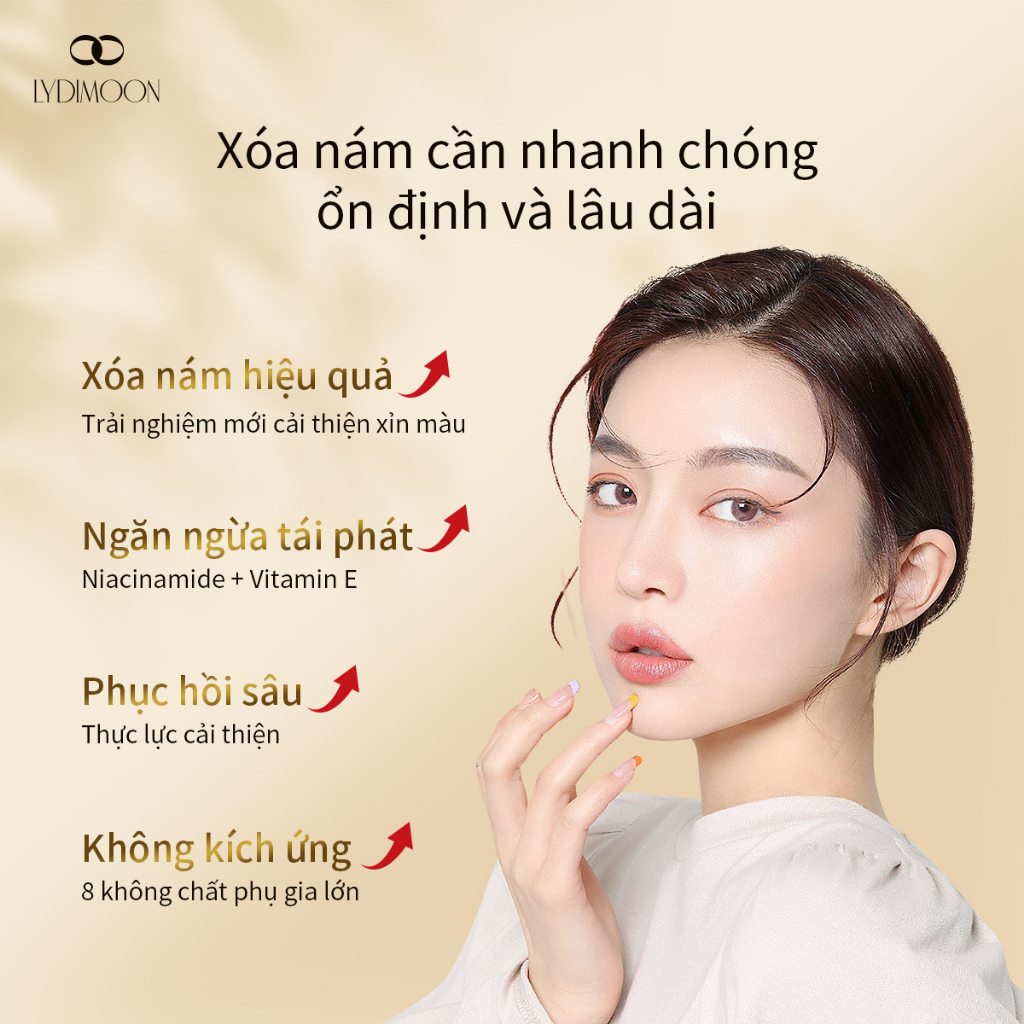 Kem nám tàn nhang kem đặc chấm tàn nhang nám tàn nhang 20g Loại bỏ các đốm đen sâu làm sáng trắng da