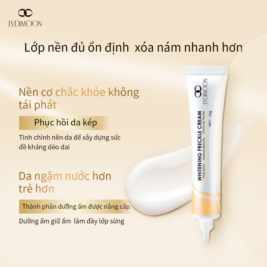 Kem nám tàn nhang kem đặc chấm tàn nhang nám tàn nhang 20g Loại bỏ các đốm đen sâu làm sáng trắng da