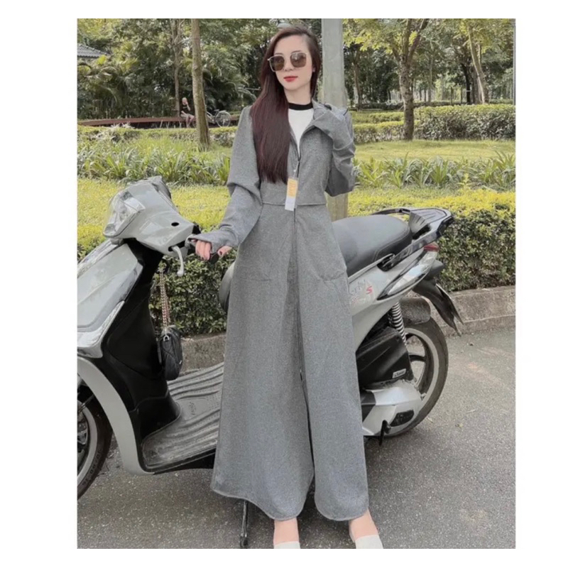 Áo chống nắng nữ toàn thân, tôn dáng, dày mịn mát chống tia UV cao cấp, áo nắng thời trang mâu mẫu mới nhất 2023