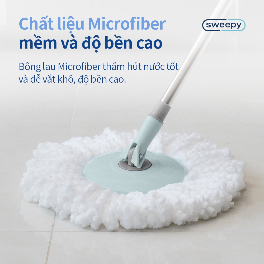 SET 2 ĐẦU BÔNG LAU THAY THÉ CÂY LAU NHÀ ETM971 LOCKNLOCK