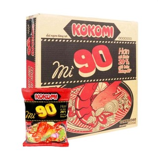 Thùng Mì Kokomi Đại 90 Tôm Chua Cay 30 Gói x 90gr
