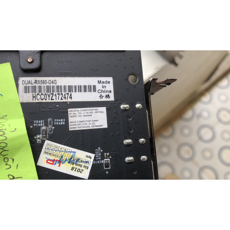 Bộ quạt tản nhiệt Asus Rx580 4G