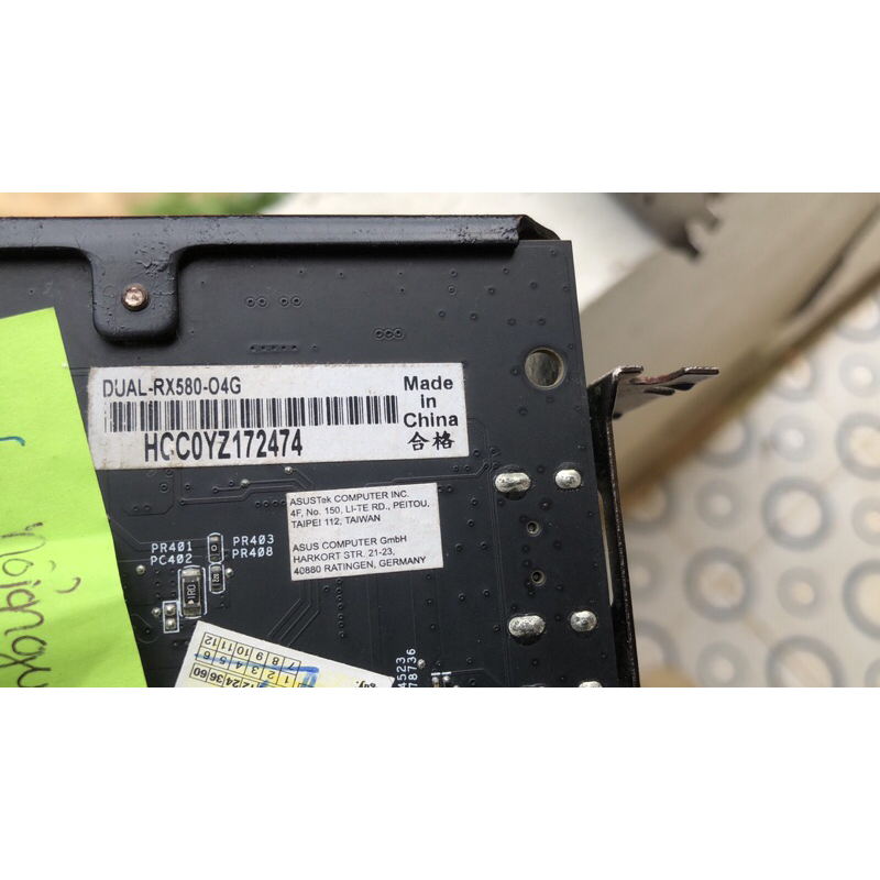 Bộ quạt tản nhiệt Asus Rx580 4G