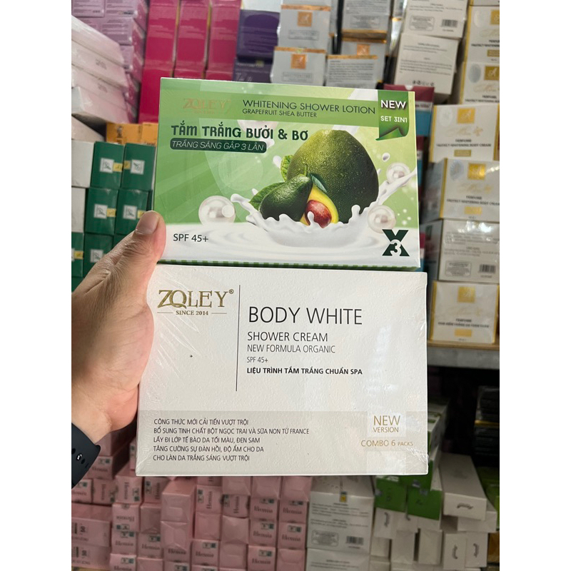 TẮM TRẮNG 6IN1 ZOLEY CHÍNH HÃNG - BẬT TONE NGAY SAU LẦN TẮM ĐẦU TIÊN -Tắm trắng bưởi bơ-  chính hãng
