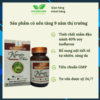 Tinh chất mầm đậu nành soy isofalvones NGUYÊN THẢO (MỚI)  Thương hiệu 9 năm