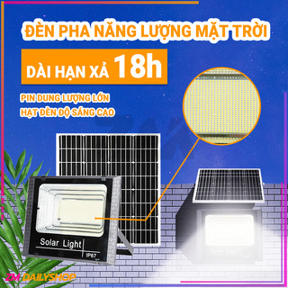 Đèn năng lượng mặt trời đèn pha led vỏ nhôm chống nước 50W 100W 200W