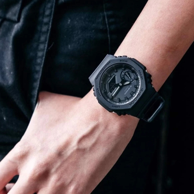 Đồng hồ Casio G Shock nam GA-2100-1A1DR dây cao su chính hãng