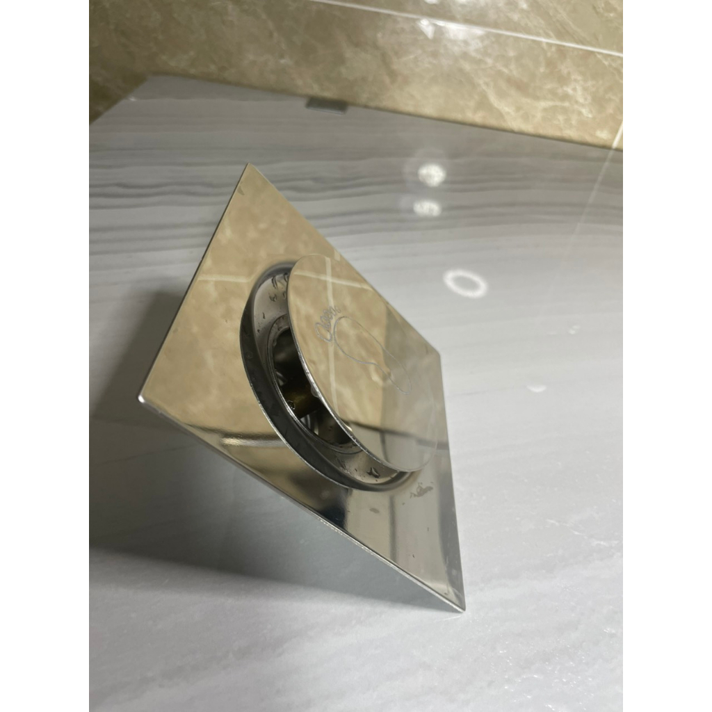 Hố ga , phễu thoát sàn chống hôi đúc nguyên khối Inox 304,