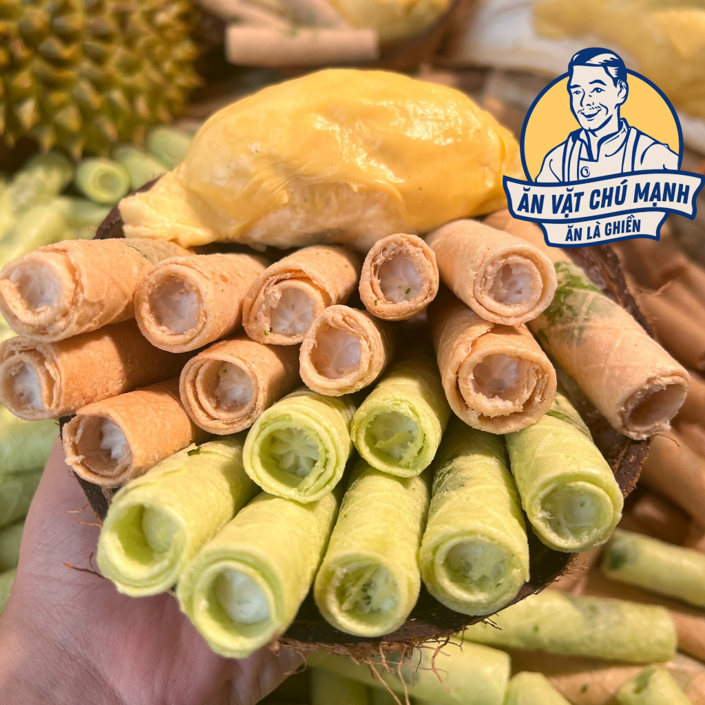 Bánh Ống Kem Bơ Sầu Riêng