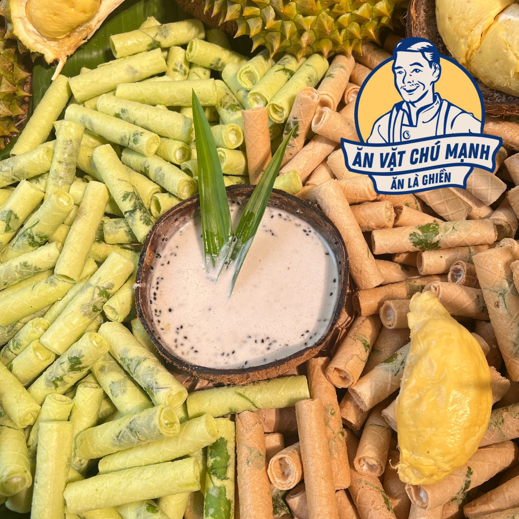 Bánh Ống Kem Bơ Sầu Riêng