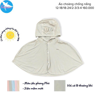 áo choàng chống năng AVALER 12m - 4t