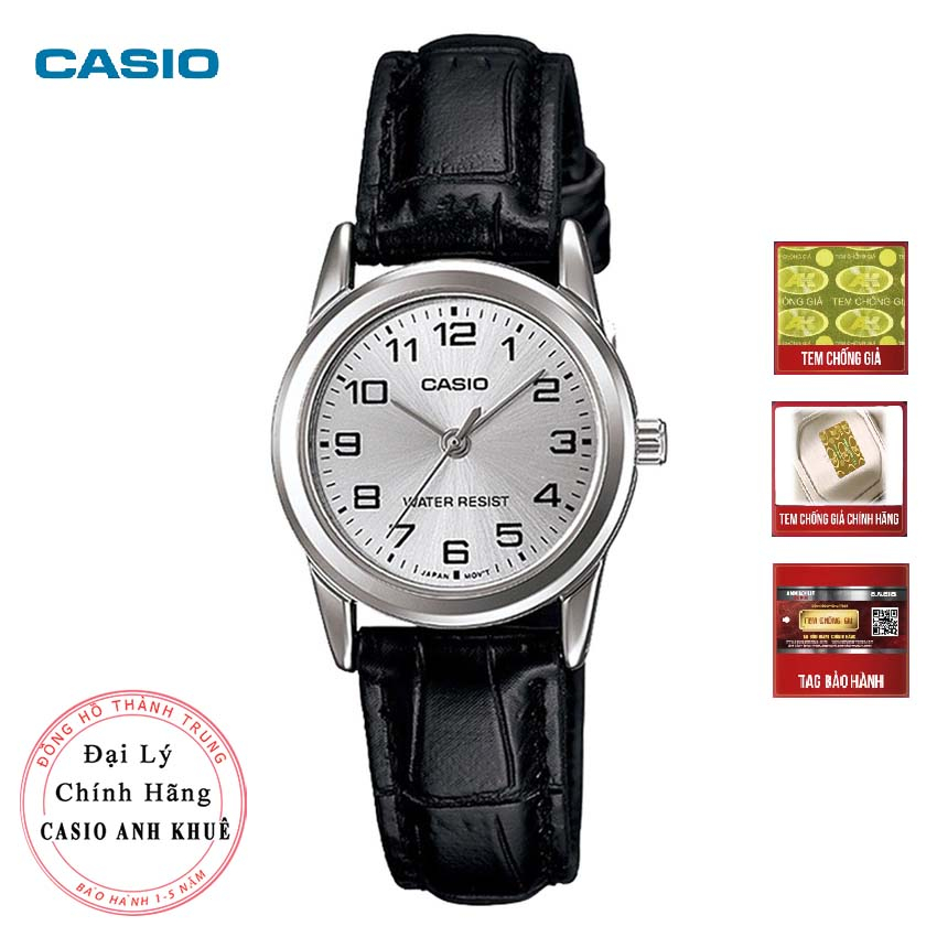 Đồng hồ nữ Casio LTP-V001L-7BUDF dây da