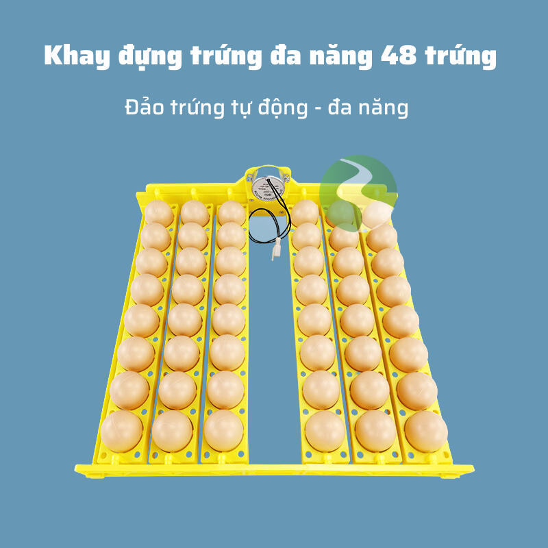 Khay đảo trứng tự động Dương Ninh 56 trứng KD96