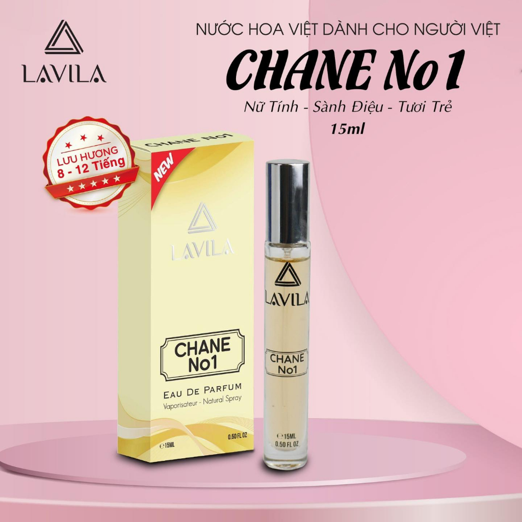 Nước hoa nữ Chanel No1 LAVILA chính hãng hương thơm chuẩn pháp lưu hương từ 8-12 tiếng 15ml
