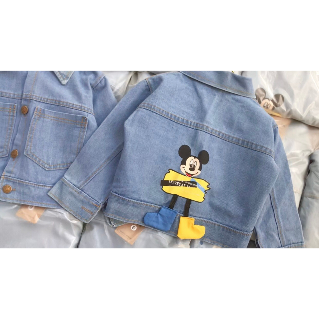 ÁO BÒ MICKY CHO BÉ 1-6 TUỔI