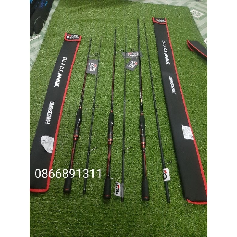 [ Chính Hãng] Cần Câu Lure Đứng Abu Garcia Black Max, Chất Liệu Carbon Cao Cấp,Mẫu Mới Nhất 2023