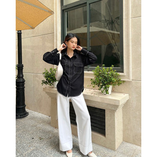 SAP-Sơ mi chỉ nổi cotton