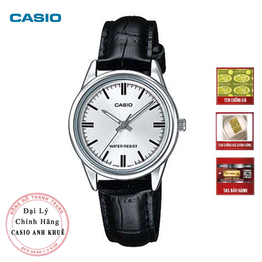 Đồng hồ nữ Casio LTP-V005L-7AUDF dây da