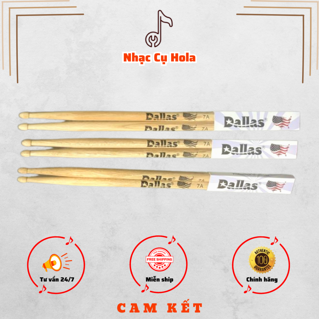 Dùi trống Dallas chính hãng giá rẻ