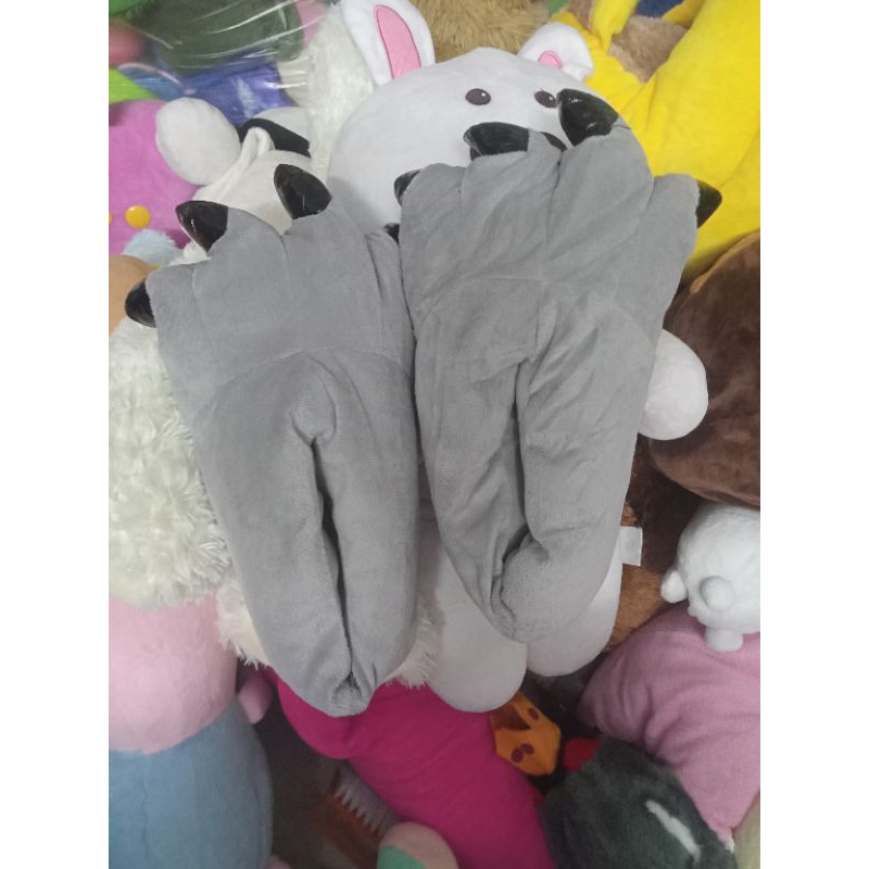 Dép bông hình móng thú,dép đi trong nhà