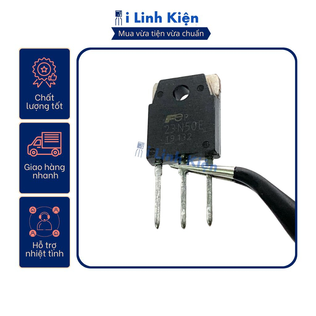 23N50 MOSFET 23N50E 23A 500V mới chính hãng chất lượng tốt.