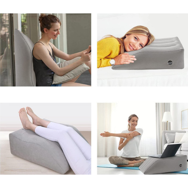 Gối Hơi Kê Gác Chân Khi Nằm Gối ngủ khi Ngồi Pillow LEX ☘️AsiaMart88 ☘️