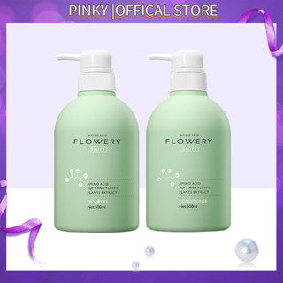 Combo Dầu Gội, Dầu Xả, Sữa Tắm Hương Nước Hoa Muối Biển Flowery Lady nhập khẩu Nội Địa Trung 500ml