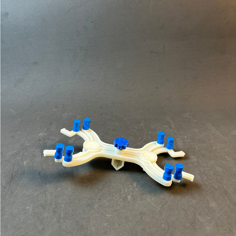 Kẹp Buret đôi bằng nhựa, nhôm - LABHN