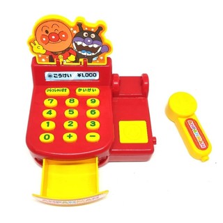 Đồ chơi cho bé yêu Máy Tính Tiền Siêu Thị Anpanman Mini Chạy Pin Phát Tiếng cực iu