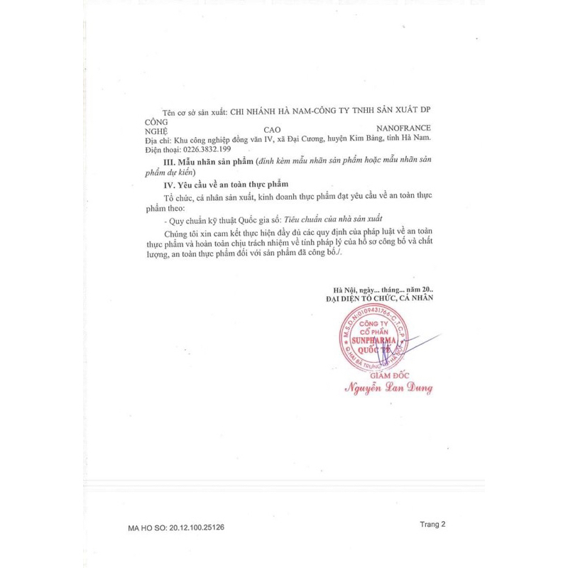 Men hữu cơ Sunplus