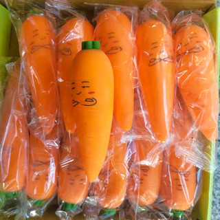 Đồ chơi squishy Giảm Stress Hình Củ Cà Rốt Dễ Thương Cho Bé