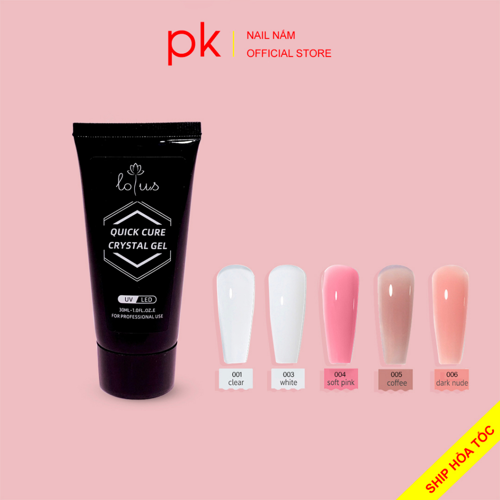 Gel gôm đắp móng Lotus cao cấp