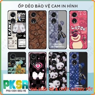 Ốp lưng Reno 8T 5G (Reno8T 5G) / Oppo A98 5G / Reno 8T 4G dẻo bảo vệ cam in hình gấu, kaws nhiều mẫu dễ thương, đẹp