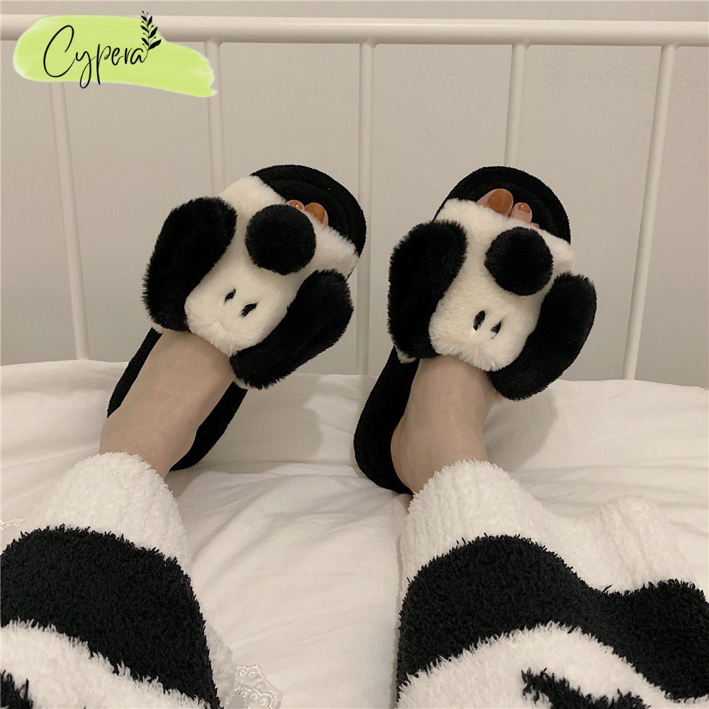 Dép Cặp Nam Nữ Đi Trong Nhà Quai Ngang Chống Trơn Trượt Hình Cún Con Đáng Yêu - D157 - D40